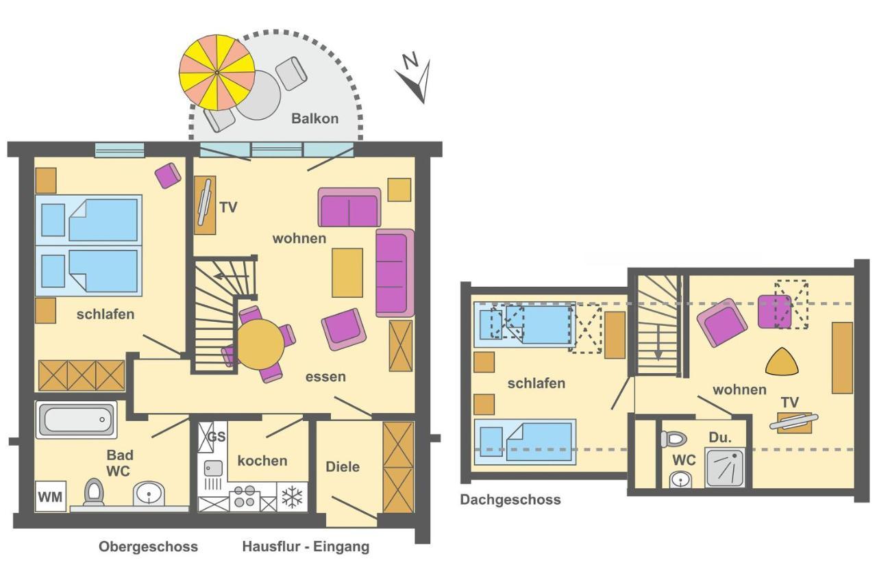 Ferienpark Freesenbruch Wohnung 3 5 - Muschelsucher 青斯特 外观 照片